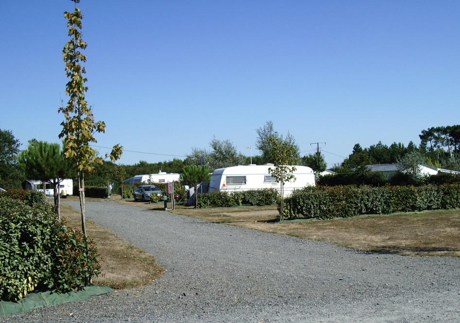 Les emplacement du camping